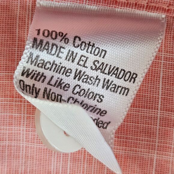 Made Cam Newton Shirt Mens XXL Orange Short Sleeve Modern Fit Button Up - Picture 8 of 9